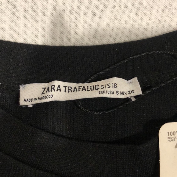 ZARA BLACK CUT OUT TANK TOP - Picture 6 of 6